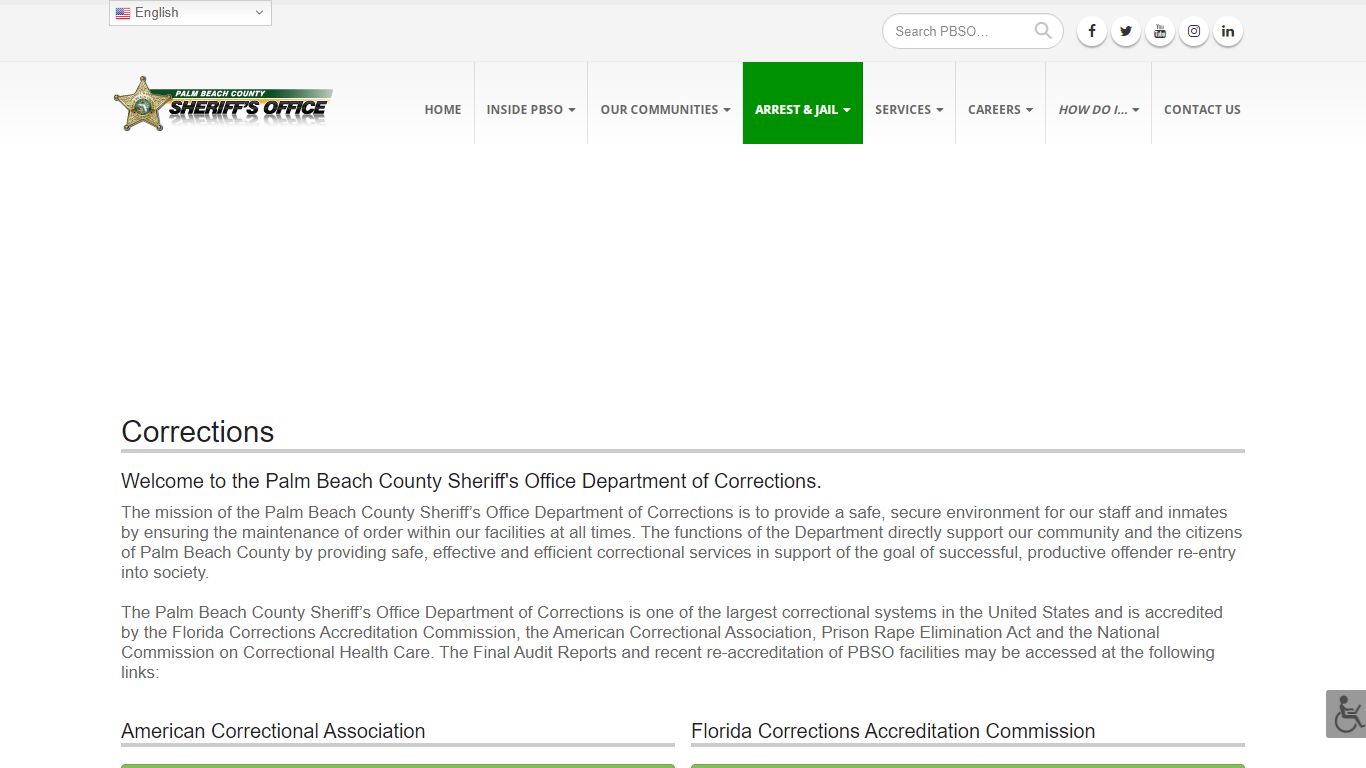 Corrections General - Palm Beach County Sheriff's Office